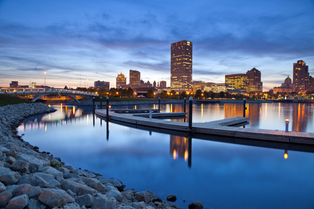 View of downtown Milwaukee 